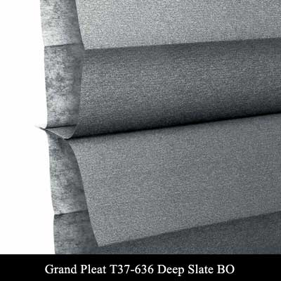 Grand Pleat T37-636 Deep Slate BO
