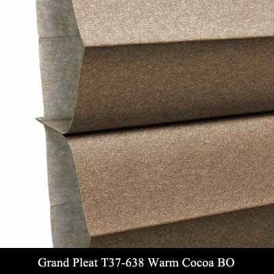Grand Pleat T37-638 Warm Cocoa BO