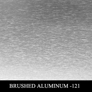 BRUSHED ALUMINUM - 121