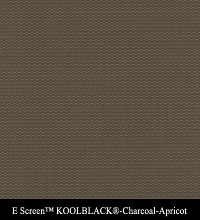 E Screen™ KOOLBLACK®-Charcoal-Apricot