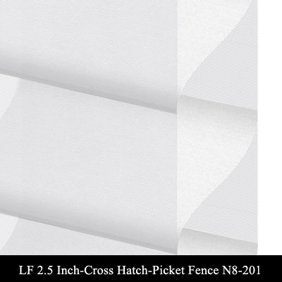 LF 2.5 Inch-Cross Hatch-Picket Fence N8-201