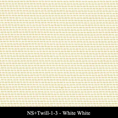 NS+Twill-1-3 - White White