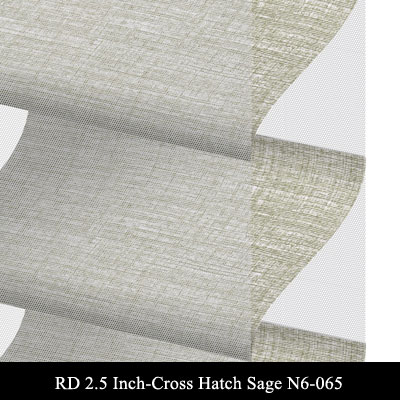 RD 2.5 Inch-Cross Hatch Sage N6-065