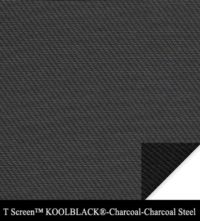 T Screen™ KOOLBLACK®-Charcoal-Charcoal Steel